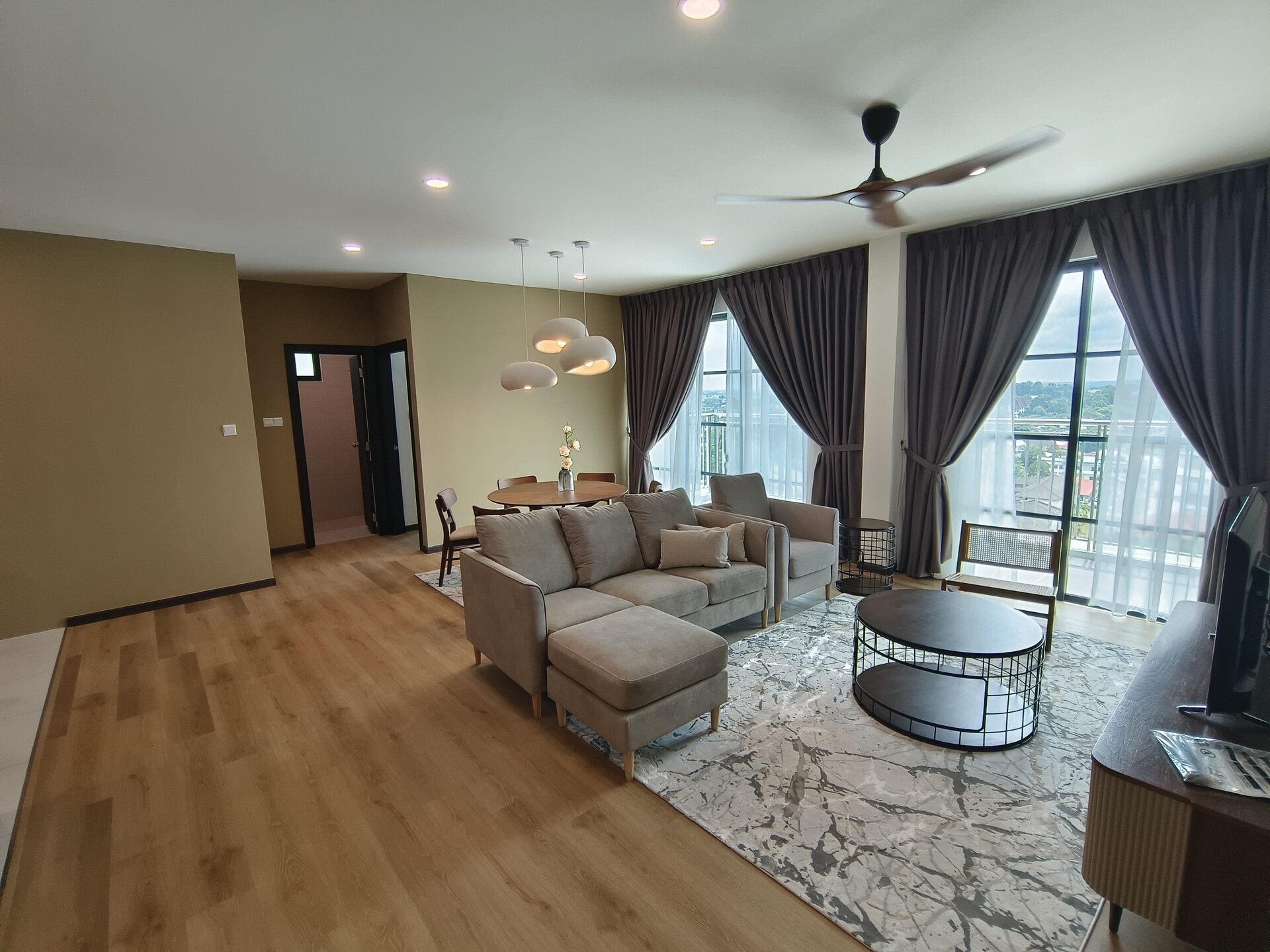 Open Plan Living and Dining